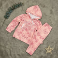 Nice Butterfly Hoodie Set - Pink - Little Champs Pakistan