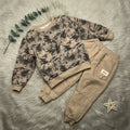 PRARA Camo Sweatshirt Set Brown - Little Champs Pakistan