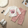 Refreshing Print Set - Cream - Little Champs Pakistan